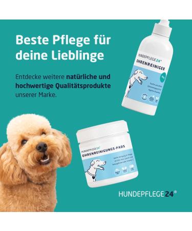 Dog Care24 Earring Oil for Dogs Cats & Pets - 100% Natural & Vegan Ear Care Solution for Itching Mites & Fungal Infections - Highly Effective 2x50ml - Buy Online on GoSupps.com