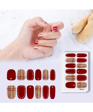MWOOT 16 Sheet French Art Nail Stickers | DIY Self-Adhesive Nail Art Decals & Nail Files for Manicure Decoration - Buy Online on GoSupps.com