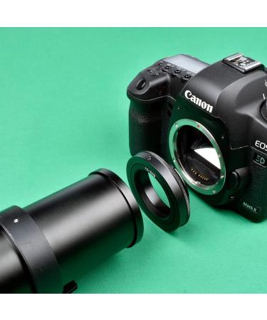 Lightdow T/T2 Mount Lens Adapter Ring for Canon EOS Rebel T3 T7i DSLR Camera - T2-Canon EOS Mount Compatible with Various Canon Models - Buy Online on GoSupps.com