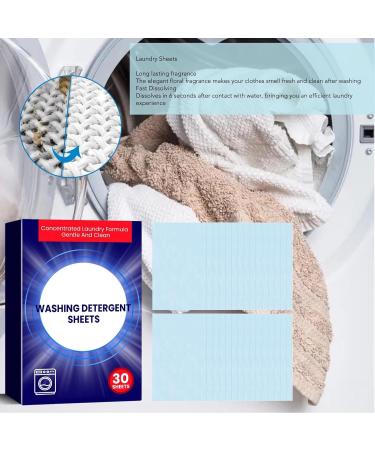 Sonew Floral Scented Laundry Detergent Sheets - Gentle Travel Soap for Apartments & On-the-Go Laundry - Buy Online on GoSupps.com