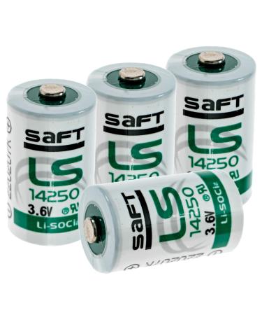 Synergy Digital Replacement Batteries Compatible with LS14250 Replacement (Li-SOCl2 3.6V 1200 mAh) Ultra High Capacity combo-pack includes: 4 x LS14250 Batteries