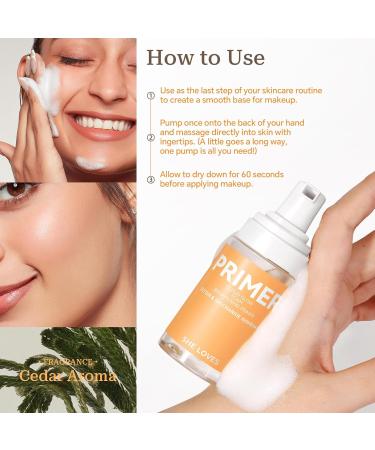 Cloud Glow Priming Foam | Brightening Pore Smoothing Primer | 40 mL for Flawless Glowing Skin | Long Lasting Makeup for All Skin Tones | International Shipping Available - Buy Online on GoSupps.com