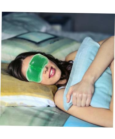 Mikinona Gel Sleep Mask | Hot & Cold Eye Massage | Cooling Migraine Relief & Velvet Comfort - Buy Online on GoSupps.com