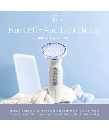 Blue LED+ Acne Light Therapy by Project E Beauty | Anti-Acne Skincare | Reduce Dark Spots & Scars | Calm Inflammation & Sensitive Skin | Remove Blemishes | For Skin Rashes & Oily Skin - Buy Online on GoSupps.com