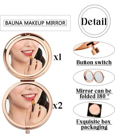 BAUNA Junior Bridesmaid Compact Makeup Mirror - Bridal Shower Thank You Gift for Sisters - Buy Online on GoSupps.com