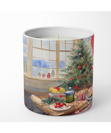 Caroline's Treasures Keeshond Christmas Cookies Soy Candle - 10 oz Decorative Home Decor Perfect Gift for Bedroom Kitchen Bath & Office - Buy Online on GoSupps.com