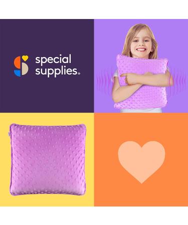 Special Supplies Vibrating Pillow | Sensory Calming Aid | Plush Minky Soft Cover | Therapy Stimulation Bumps | Purple - Buy Online on GoSupps.com