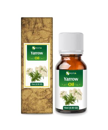 Yarrow Essential Oil (Achillea millefolium) Pure & Natural - Undiluted Uncut Premium Oil -Therapeutic Grade- Use for Aromatherapy (0.5 Fl Oz (Pack of 1))