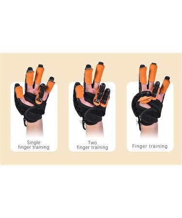 Rehabilitation Robot Gloves for Stroke Hemiplegia Hand Adjustable Strength Settings Finger Orthosis Long-Term Relief Finger Cramps(Size:Size L Color:Right) size L right - Buy Online on GoSupps.com