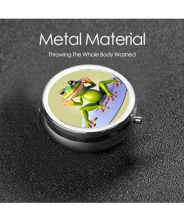 Funny Frog Yogaround Pill Box | 3 Compartment Travel Organizer | Portable Pill Box for International Shipping - Buy Online on GoSupps.com