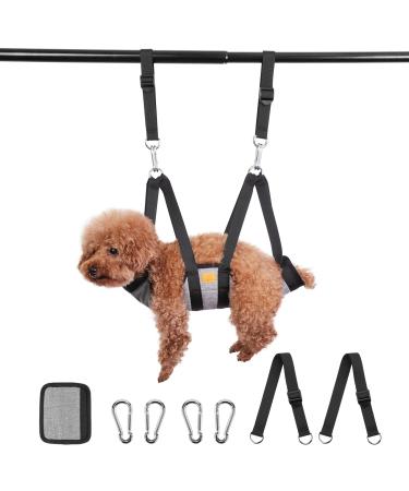 Ownpet's dog care hammock hammock dishes with 4 hooks wash for bathing and nail trimming S Width: 29cm Lying: 44.7cm Legs Spacing: 16cm