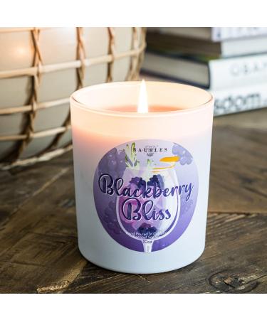 BlackBerry Bliss Iridescent Candle - 10 oz Soy & Coconut with Hidden Jewelry | Shop 100% Eco-Friendly Candle & Earrings - Buy Online on GoSupps.com