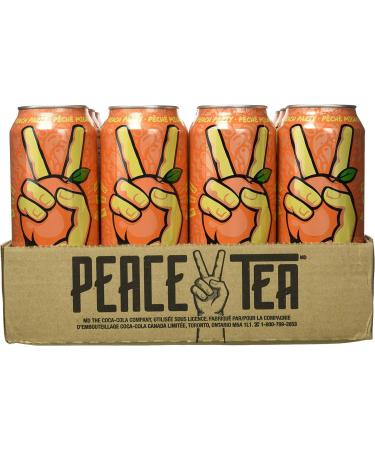 Peace Tea Peach Party 695mL Cans Pack of 12 & Mango Mood 695mL Pack of 12 - Buy Online on GoSupps.com