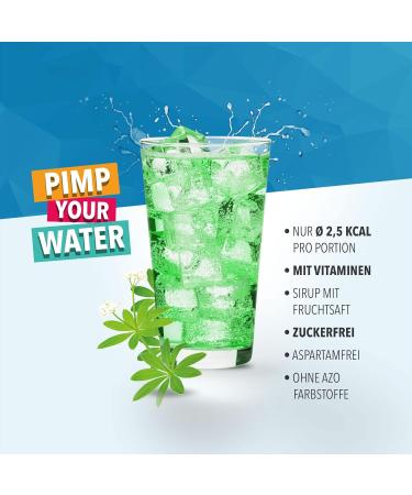 Best Body Nutrition Vital Drink Zerop - Waldmeister Syrup Sugar-Free Concentrate (1:80 Ratio 80L Total) - 2 Pack - Original Beverage Concentrate - Buy Online on GoSupps.com