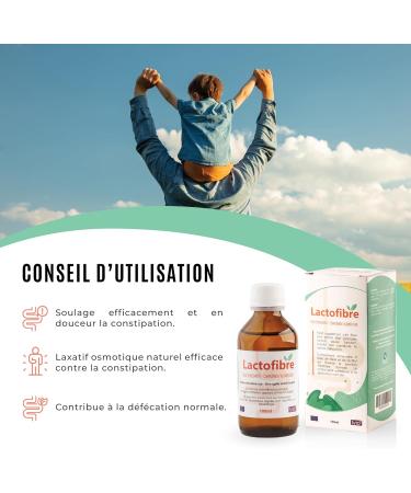 Lactofibre Gentle and Effective Constipation Relief - Osmotic Laxative with Prebiotic Effect Based on Fiber and Lactitol for Adults Pregnant and Nursing Women - Plum Taste (1) - Buy Online on GoSupps.com