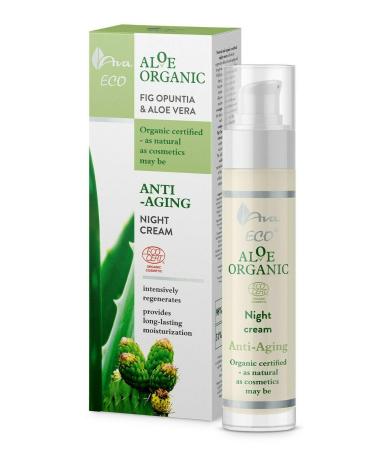 AVA Aloe Organic Anti-Aging Night Cream - 50 mL (1.7 fl. oz.)