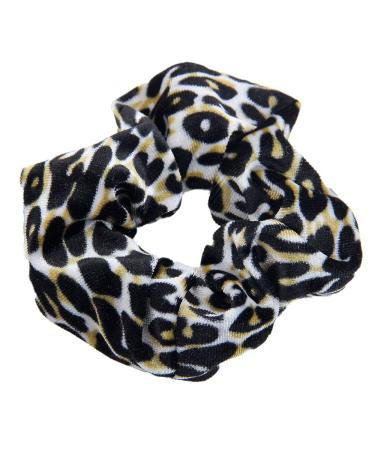 12 Pack Women's Leopard Print Hair Scrunchies - Cheetah & Leopard Hair Ties Set - Elastic Ponytail Holders - Velvet & Chiffon Styles - Buy Online on GoSupps.com