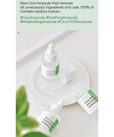 Cica 100 Soothing Ampoule - 30ml | Soothing Skincare for Irritated Skin | International Shipping Available - Buy Online on GoSupps.com