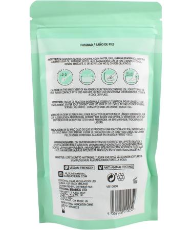 Title- Sunday Rain Aloe Vera & Sweet Mint Foot Soak Exfoliating Dry Skin Removal Vegan & Cruelty Free 400g - Buy Online on GoSupps.com