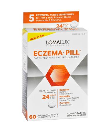 Loma Lux Laboratories Acne Eczema - Chewable - Quick Dissolving - 60 Count