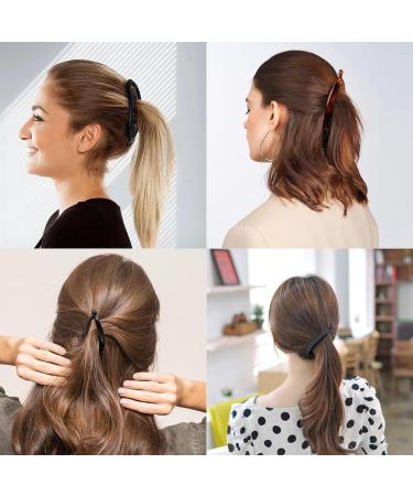 3 Piece Banana Hair Clip for Fine Hair Combs Double Banana Clip Comb Clip Womens Hair for Thick Curly Hair Accessories Fishtail Hair Clip Combs Double Banana Clip Set for Women Girls - Buy Online on GoSupps.com