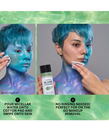 Mehron Makeup Blank Canvas Micellar Water | Professional Vegan Makeup Remover for SFX | Gentle Cleansing for Face & Body - Buy Online on GoSupps.com
