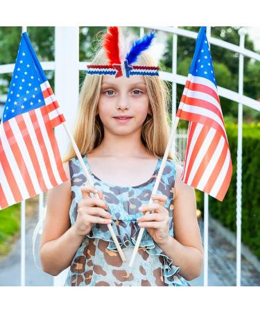 Patriotic Sequins Star Headbands - 2pcs Memorial Day & Independence Day Hair Accessories - Buy Online on GoSupps.com