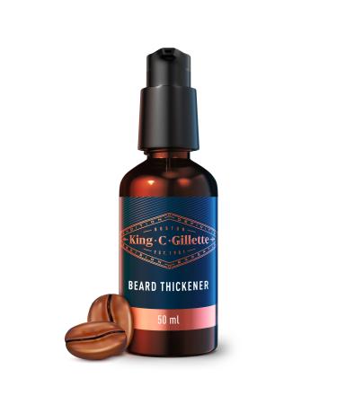 King C. Gillette Beard Thickener formulated with Vitamin B complex and Caffeine 1.7oz