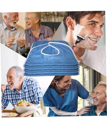 Bibs for Adults Adult Bibs for Eating 5PCS Absorbent Large Adult Bibs for Elderly Women Men Terry Cloth Bibs with Loop Closure Clothing Protectors - Buy Online on GoSupps.com