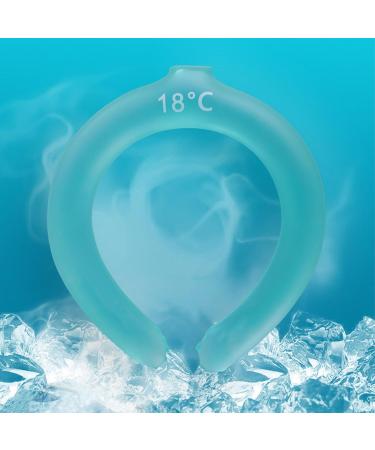 Naked Cooler 18 Neck Cooling Tube | Portable Reusable Heat Dissipation Wrap for Outdoor Sports | Stay Cool This Summer (Blue) - Buy Online on GoSupps.com