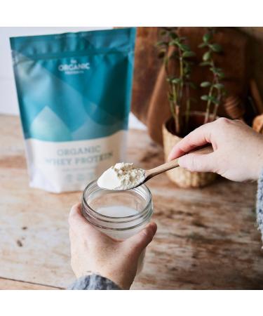 Organic Whey Protein Powder - 400g Pure Unflavoured | Gluten & Soya Free with BCAA | Ideal for Shakes & Snacks - Buy Online on GoSupps.com
