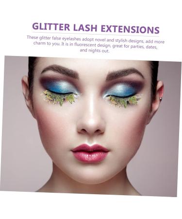 minkissy 5 Pairs Colored False Eyelashes Colored Lashes Colorful Lashes Cosplay Lashes Eyelashes with Color on The End Colorful Eyelashes Fake Eyelashes Chemical Fiber 3d Make up Clothing - Buy Online on GoSupps.com