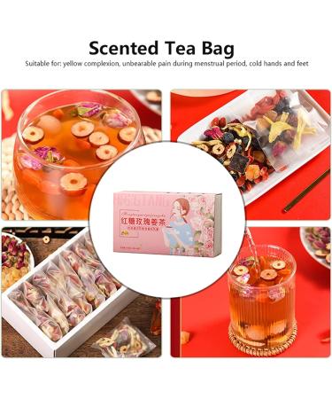 Brown Sugar Ginger Tea 20bags 500g Jujube Red Dates Longan Wolfberry Rose Tea for Menstrual Period Cold Hands Feet - Buy Online on GoSupps.com