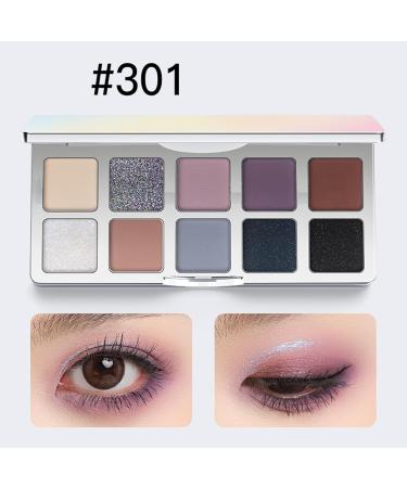 Byuexhp Eyeshadow Palette 10 Color Smooth Wearable Beauty Cosmetics Shimmering Eyeshadow Palette for Women Girls Girlfriend Mother BD301 - Buy Online on GoSupps.com
