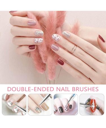 YUECI Double Ended Nail Liner Pen Kit - 5-Part Multi-Color Nail Art Tools for UV Gel & Acrylic Designs - Professional Nail Dotting Pen Accessories - Buy Online on GoSupps.com