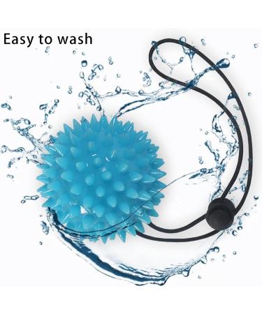 Hand Grip Strengthener - 5lb Finger Exerciser Power Training Ball in Deep Blue for Stronger Grip & Hand Fitness - Buy Online on GoSupps.com