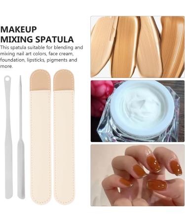 Cabilock Spatule Fond de Teint Inoxydable avec Manche Long pour M lange de Maquillage Professionnel et Usage Domestique Outil pour Fond de Teint Blush Ombre Paupi res et Vernis Ongles - Buy Online on GoSupps.com