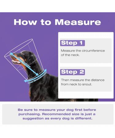 IDOMIK Dog Cone for Dogs After Surgery Comfy Soft Dog Cones for Large Medium Small Dogs Cats Adjustable Protective Dog Recovery Collars & Cones Alternatives to Prevent Pets from Licking Wounds M M(Neck Girth:11.02"-14.17") Purple - Buy Online on GoSupps.com