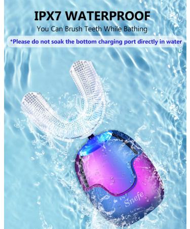 Ultrasonic Electric Toothbrush for Adults | Automatic 360 Toothbrush with LED Light | Hands-Free & Rechargeable | Teeth Whitening | IPX7 Waterproof | Gradient Color - Buy Online on GoSupps.com