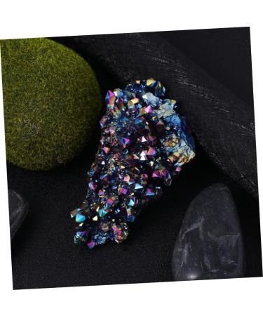 FOMIYES 3 Pcs Natural Crystal Amethyst Rock Home Accessories Good Crystal Desktop Adornment House Quartz Colorfulx3pcs 9.5X5.5CMx3pcs - Buy Online on GoSupps.com