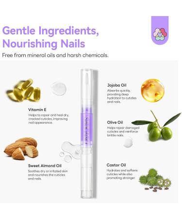 Saviland Stylo Huile pour Cuticules 18 PCs : Huile V g tale Absorption Rapide avec Vitamine E. R paration Profonde pour Cuticules et Ongles Secs Ab m s. Nourrit et Adoucit - Buy Online on GoSupps.com