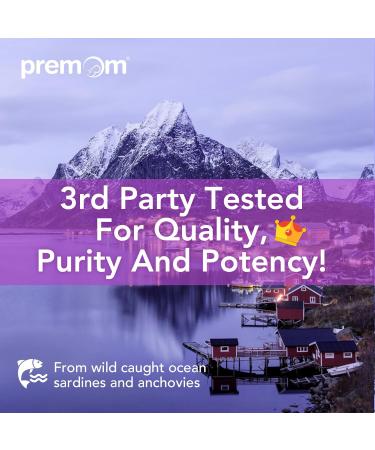 Premom Prenatal Vitamins for Women & Prenatal DHA Fish Oil - Conception for Her Multivitamin: 27 Nutrients + Triglyceride Omega 3 with 470mg DHA - Fertility Support for Women - Buy Online on GoSupps.com