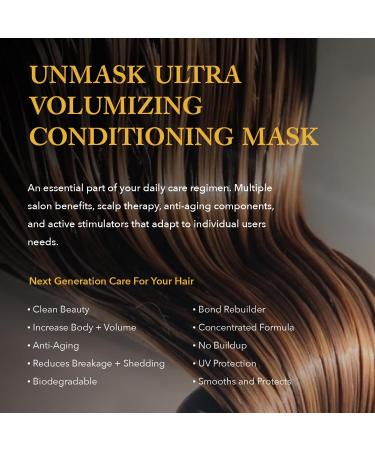 Unmask Leave In Conditioner - Deep Conditioning & Volumizing Hair Mask with Molecular Repair | 3.4 oz - International Shipping Available - Buy Online on GoSupps.com
