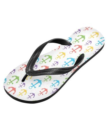 Mnsruu Sea Anchor Flip Flops | XXL Comfort for Home Hotel Spa & Travel | Unisex Footwear - Buy Online on GoSupps.com