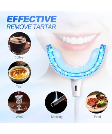 Teeth Whitening Kit - Upgraded Disinfection Box 32 LED Fast Whitener & Gel Pens for Sensitive Teeth - Buy Online on GoSupps.com