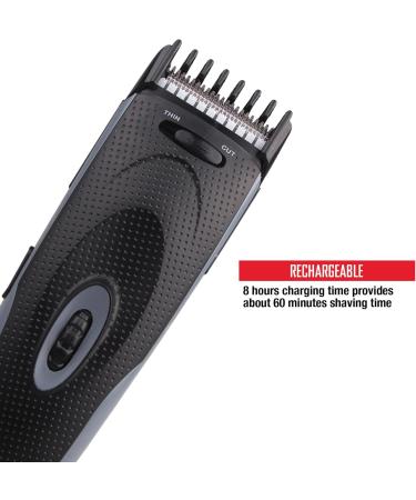Buy Barbasol Hair Clipper & Beard Trimmer for Men - Adjustable Combs USB Rechargeable - International Shipping Available - Buy Online on GoSupps.com