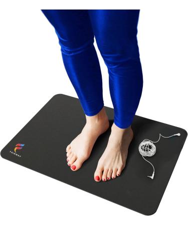 Fairway Grounding Mat - Pain Relief & Wellness | Indoor Grounding Pad with Conductive Carbon & 15ft Cord | Enhance Energy & Balance - Buy Online on GoSupps.com