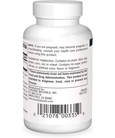 Source Naturals Chromium Amino Acid Chelate 100 Tablets - Dietary Supplement - Buy Online on GoSupps.com