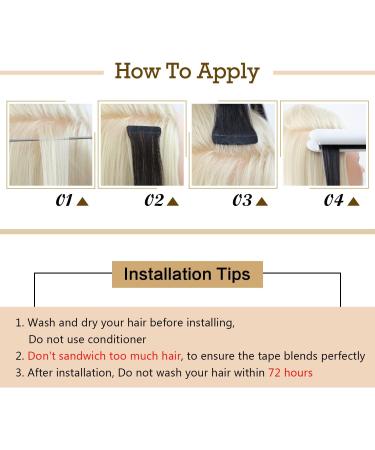 AGMITY Tape in Human Hair Extensions Darkest Brown 14 20pcs - Seamless Skin Weft Tape Ins - 40g Invisible Straight Real Human Hair - Buy Online on GoSupps.com