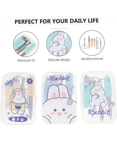 Healeved 3 Sets Nail Set Wedding Flag Picks Nail File for Babies Nail File Honeycomb Lip Gloss Tube Beauty Kit Nails Tools Beauty Tools Stainless Steel Girl Manicure Nail Clippers - Buy Online on GoSupps.com